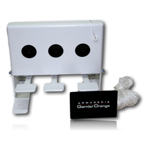 CIBLE MOBILE TYPE BIATHLON PETIT MODELE 3 TROUS BO