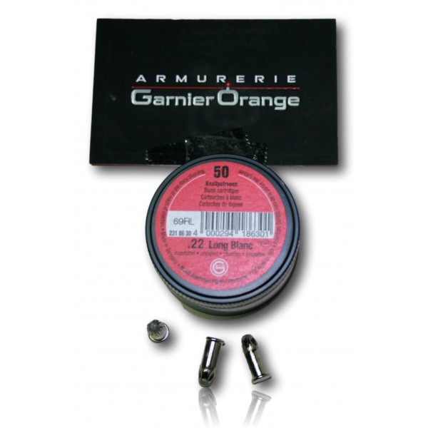 CARTOUCHE A BLANC 22LR GECO BTE 50