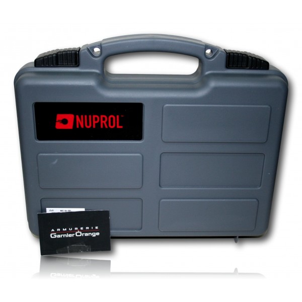 MALLETTE NUPROL POUR ARME DE POING GRISE