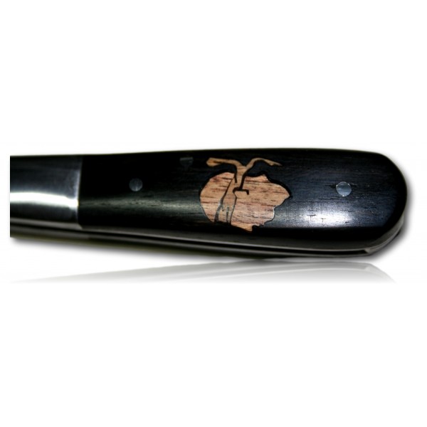 COUTEAU VENDETTA 11CM EBENE/BROSE