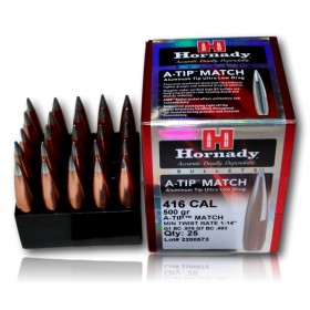 OGIVE HORNADY A-TIP CAL 416 500GR BTE 25 41697