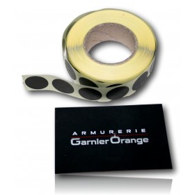 PASTILLES AUTOCOLLANTES 19MM NOIR GEF