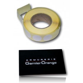PASTILLES AUTOCOLLANTES 19MM BLANC GEF