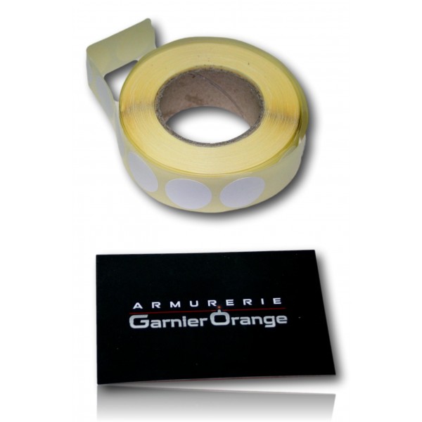 PASTILLES AUTOCOLLANTES 19MM BLANC GEF