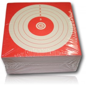 CIBLES ROUGE 10X10 PAQUET DE 100
