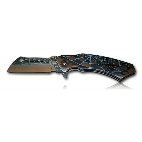 COUTEAU ARAIGNE 3D LAME TANTO 18289-A