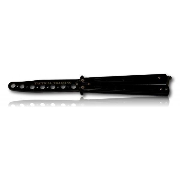 COUTEAU PAPILLION ENTRAINEMENT NOIR AJOURE 02157