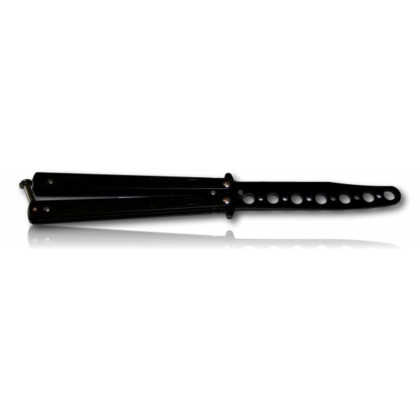 COUTEAU PAPILLION ENTRAINEMENT NOIR AJOURE 02157