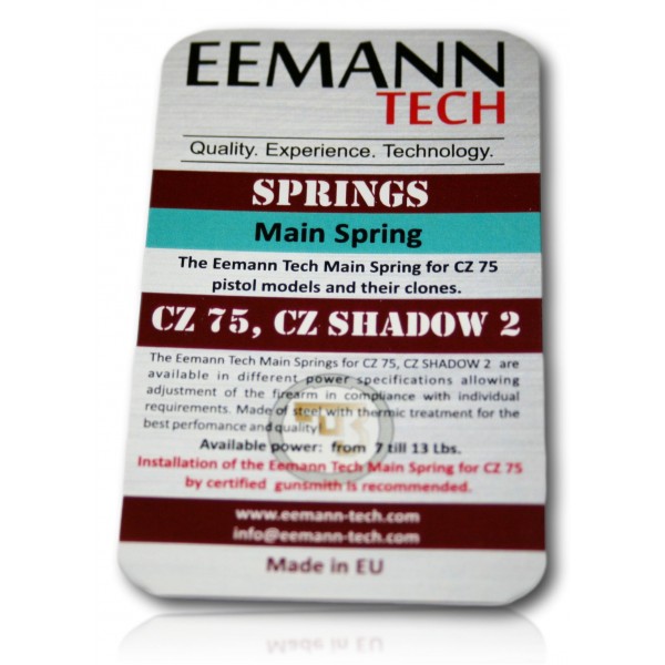 RESSORT CHIEN EEMANN TECH 8 LBS CZ 75 SP01 ET-131118