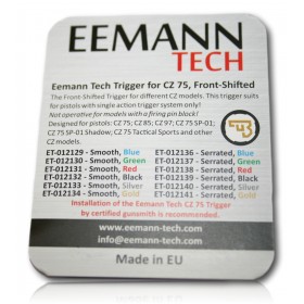 DETENTE ALU EEMANN TECH ARGENT POUR CZ 75 SP01 SHADOW 1/2 ET-0123133