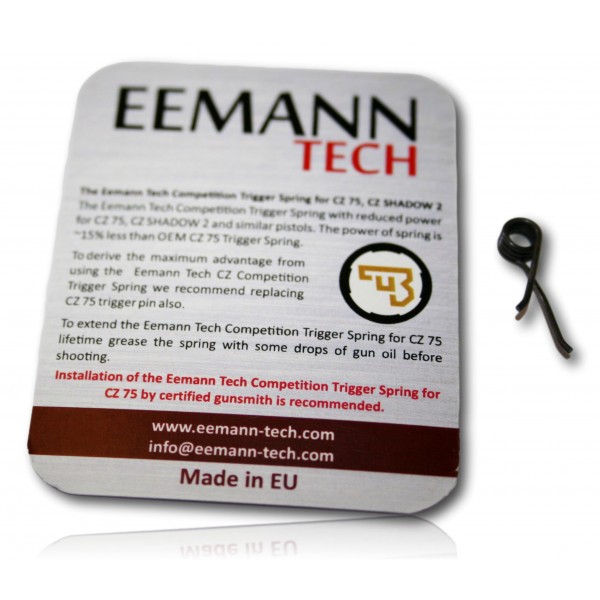 RESSORT DETENTE EEMANN TECH -15% CZ 75 SP01 ET-131109