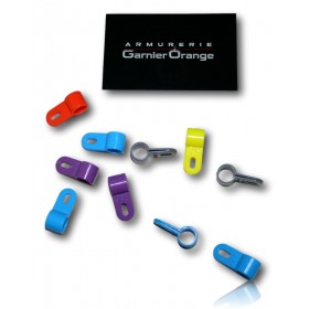 LOT DE 10 BAGUES A SOUCHET 9.5MM