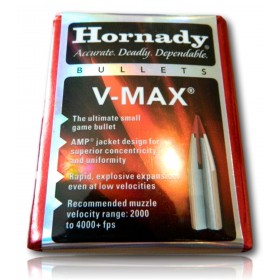 OGIVE HORNADY V-MAX 6MM 243 75 GR BTE 100 22420
