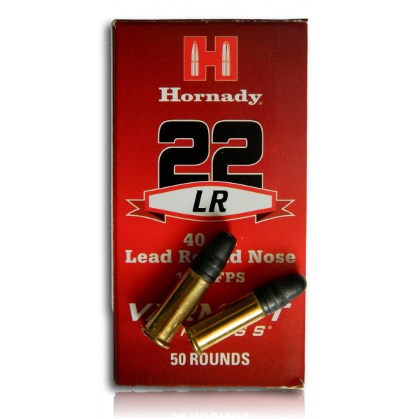 22 LR HORNADY 40GR VARMINT BTE 50