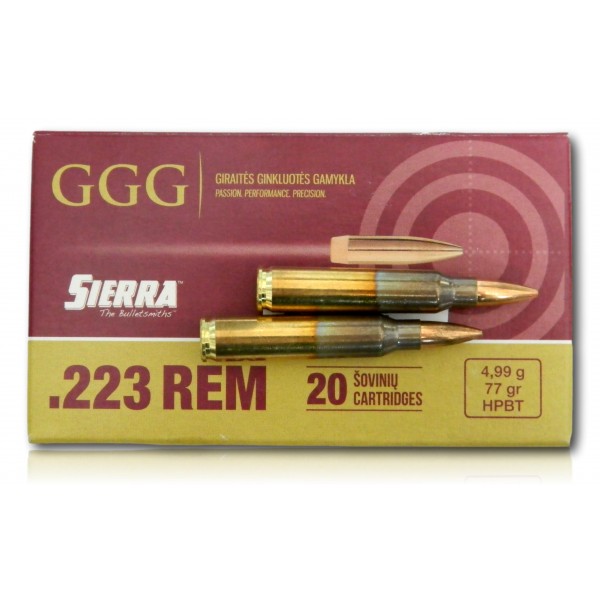 223 REM GGG 77GR HPBT BTE 20