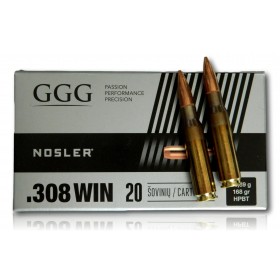 308 WIN GGG HPBT NOSLETR 168GR BTE 20