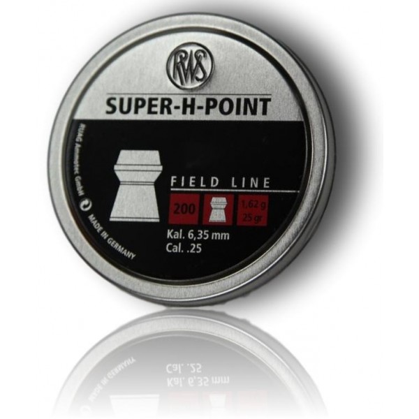 PLOMBS RWS H-POINT X200 CAL. 6.35MM