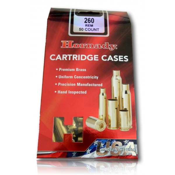 DOUILLE NON AMORCEES HORNADY CAL 260 REM LOT 50 8632