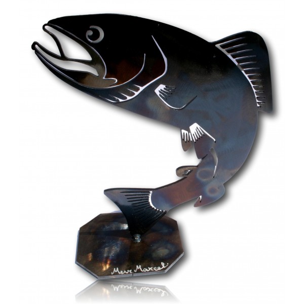 POISSON DECORATIF METAL