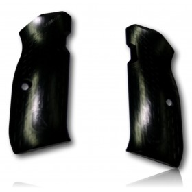 PAIRE PLAQUETTE ALU M-ARMS 3D PRESIDENT CZ 75 SHADOW 1 ET 2 NOIR