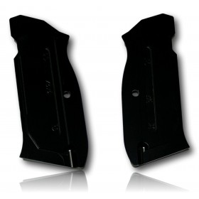 PAIRE PLAQUETTE ALU M-ARMS 3D PRESIDENT CZ 75 SHADOW 1 ET 2 NOIR