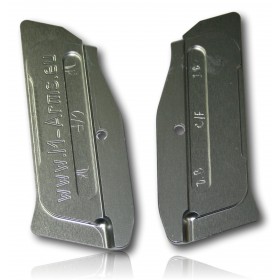 PAIRE DE PLAQUETTE ALU M-ARMS MONARCH 1 CZ 75 SHADOW 1 ET 2 GRIS
