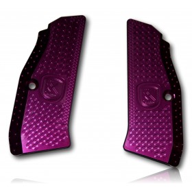PAIRE PLAQUETTE M-ARMS MONARCH 2 CZ 75 SHADOW 1 ET 2 VIOLETE