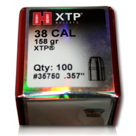 OGIVE HORNADY XTP CAL 357 158GR BTE 100 35750