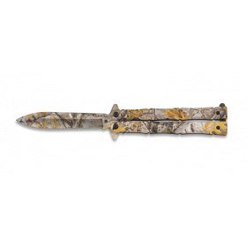 Couteau papillon camo bois Albainox 2181