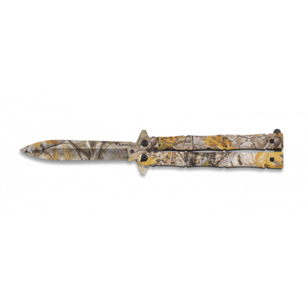 Couteau papillon camo bois Albainox 2181