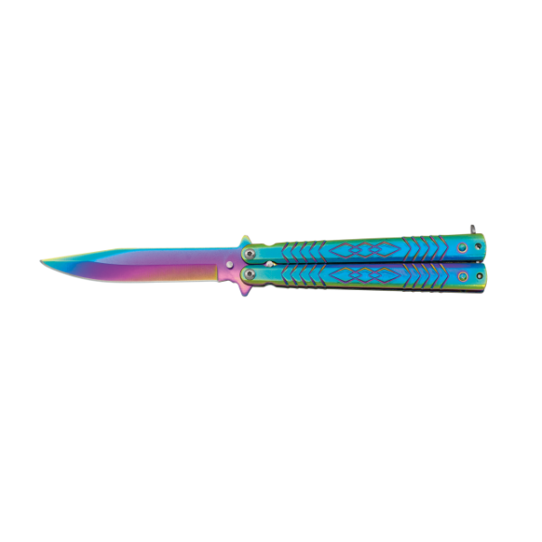 Couteau papillon Albainox Rainbow 2193