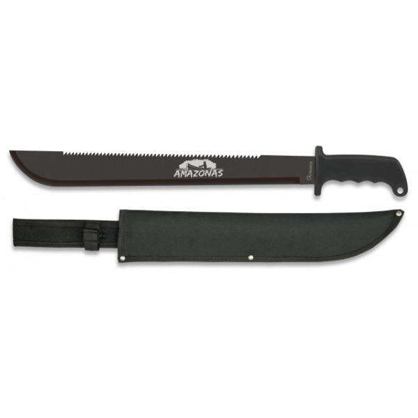 Machette Albainox Amazonas noire Scie 32088