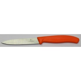 COUTEAU OFFICE VICTORINOX LISSE ORANGE 6.7706.L119 10CM