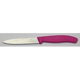 COUTEAU OFFICE VICTORINOX LISSE FUSHIA 6.7706.L115 10CM