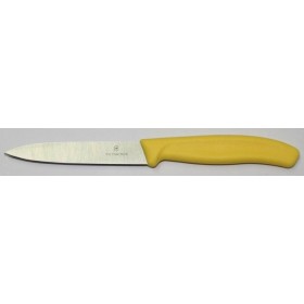 COUTEAU OFFICE VICTORINOX LISSE JAUNE 6.7706.L118 10CM