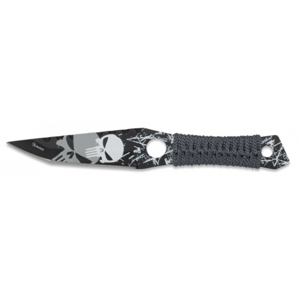 Set 3 couteaux lancer Albainox Skull 3D 32548