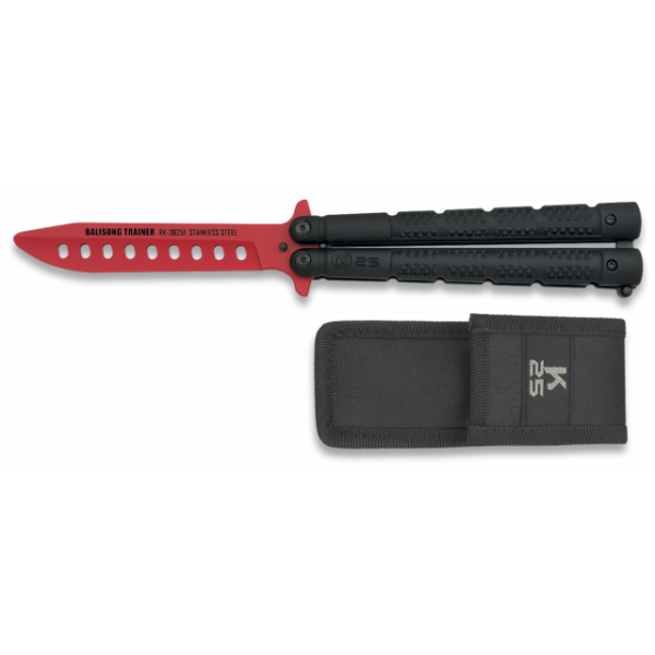 Couteau papillon entrainement K25. Noir 36251