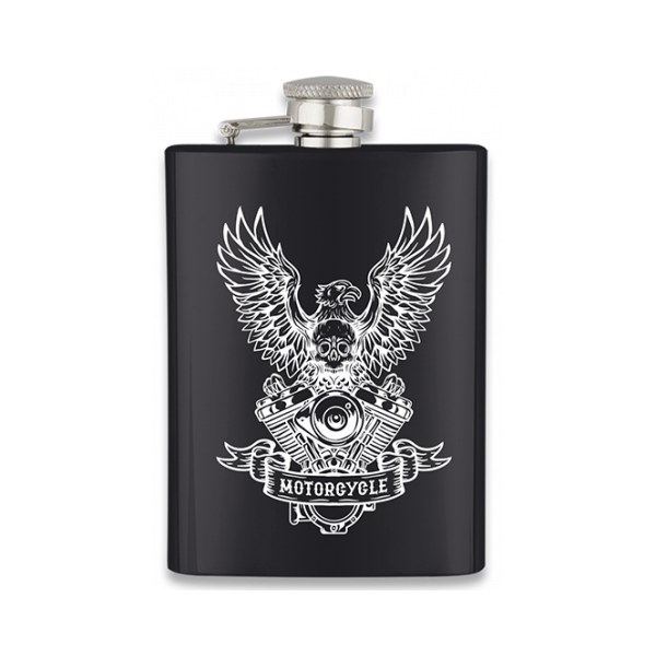 Flasque Barbaric inox noir 8 Oz. 40125GR4220