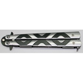 COUTEAU PAPILLON NOIR INOX