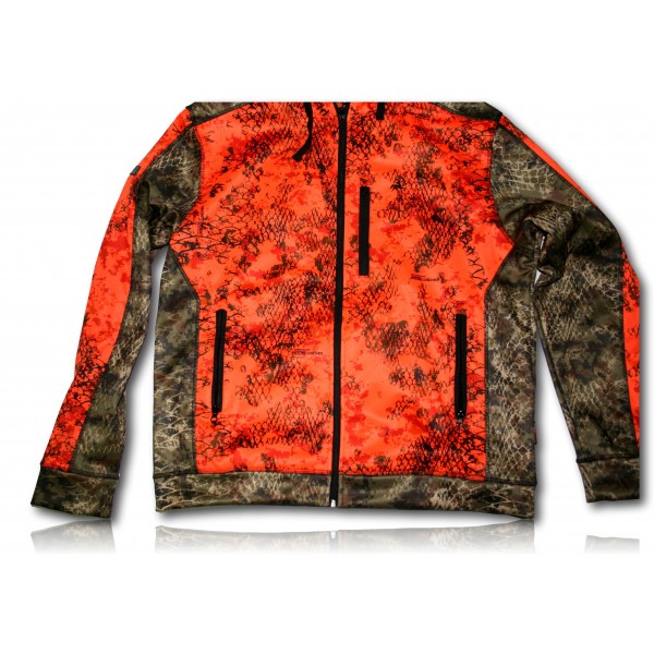 BLOUSON ZIPPE WOLF ORANGE VERNEY CARRON