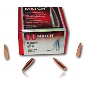 OGIVES HORNADY CAL 6.5MM 264 140GR BTHP 26335