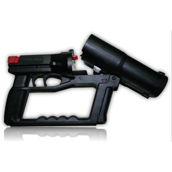 PISTOLET VERNEY CARRON FLASH BALL FB COMPACT CAL 44 / 83 + 4 CARTOUCHES PLASTIQUE 44 / 83