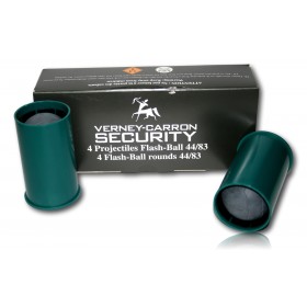 44/83 CARTOUCHE FLASH BALL VC BTE 4 DUOILLE PLASTIQUE