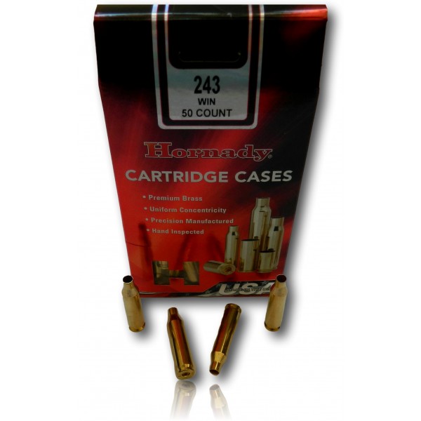DOUILLE NON AMORCEES HORNADY CAL 243WIN LOT 50 8620