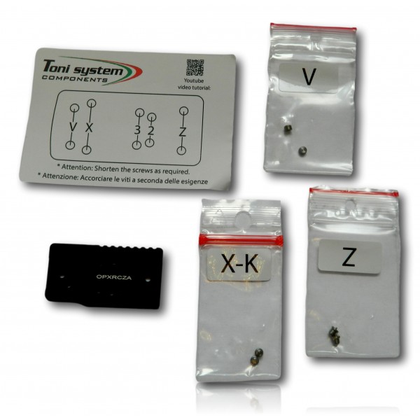 MONTAGE TONI SYSTEM POUR POINT ROUGE CZ SHADOW2 OR OPXRCZA+