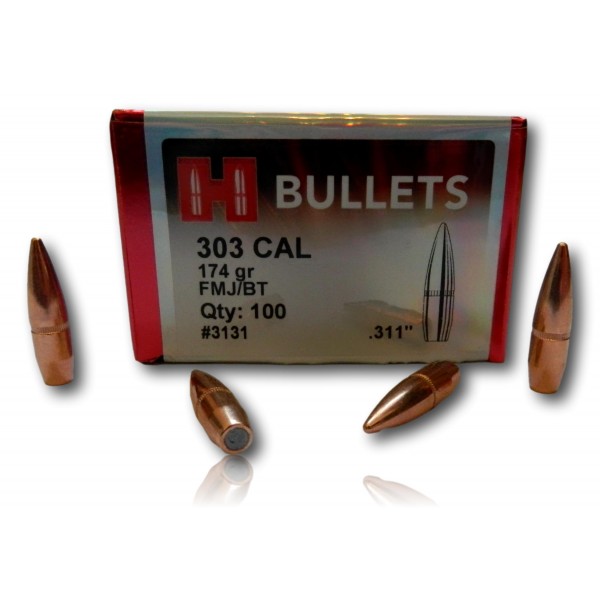 OGIVE HORNADY FMJ  CAL 303 174 GR BTE 100 3131