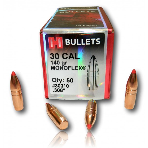 OGIVE HORNADY 30 308 140 GR MONOFLEX BTE 50 30310
