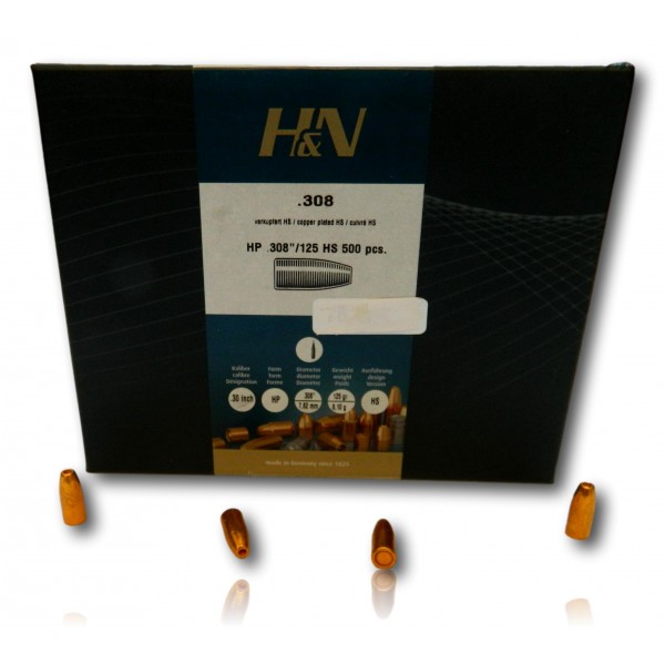 OGIVE HN 308 125GR HP LOT 500