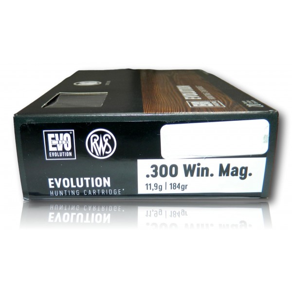 300 WIN MAG RWS EVO 184 GR BTE 20
