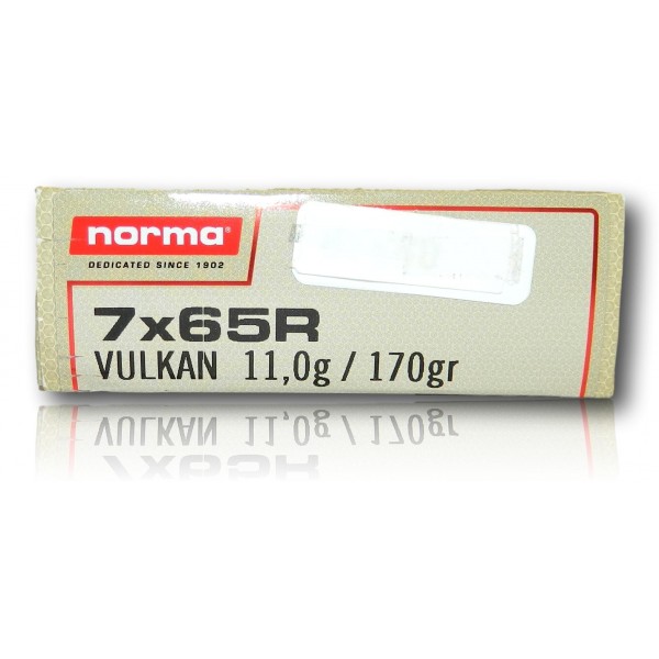 7X65R NORMA VULKAN 170GR BTE 20